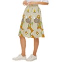 Seamless-pattern-vector-with-funny-boy-scout-scout-day-background Classic Short Skirt View2