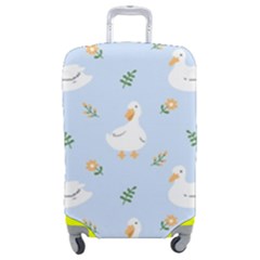 Duck-flower-seamless-pattern-background Luggage Cover (medium) by Jancukart