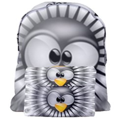 Owl-fluff-prance-animal-surprised Giant Full Print Backpack