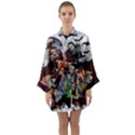 Halloween Long Sleeve Satin Kimono View1