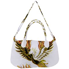 Phoenix-bird-fire-bright-red-swing Removal Strap Handbag