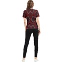 Abstract pattern geometric backgrounds Women s Short Sleeve Rash Guard View2