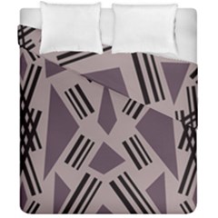 Abstract Pattern Geometric Backgrounds   Duvet Cover Double Side (california King Size) by Eskimos