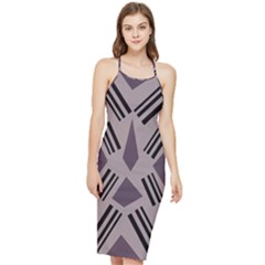 Abstract Pattern Geometric Backgrounds   Bodycon Cross Back Summer Dress by Eskimos