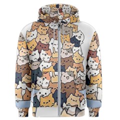 Cat-kitten Men s Zipper Hoodie