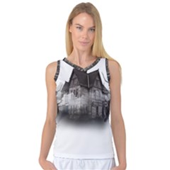 Haunted-night Building Women s Basketball Tank Top