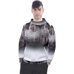 Haunted-night Building Men s Pullover Hoodie by Jancukart