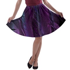 Feather A-line Skater Skirt