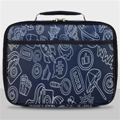 Internet Planet Drinks Full Print Lunch Bag by artworkshop