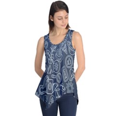 Internet Planet Drinks Sleeveless Tunic by artworkshop