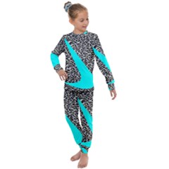 Just Do It Leopard Silver Kids  Long Sleeve Set  by nate14shop