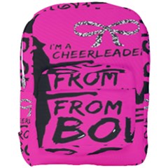 Bow To Toe Cheer Pink Full Print Backpack by nate14shop