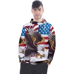 American-eagle- Clip-art Men s Pullover Hoodie by Jancukart