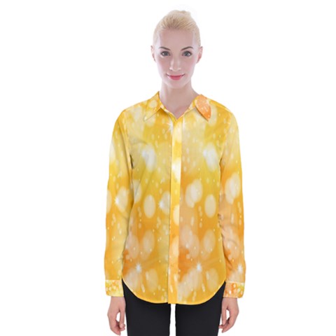 Abstract Sparkling Christmas Day Womens Long Sleeve Shirt by artworkshop