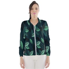 Plant Leaves Women s Windbreaker by artworkshop