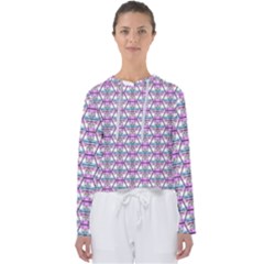 Hackers Town Void Mantis Hexagon Bigender Pride Flag Women s Slouchy Sweat by WetdryvacsLair