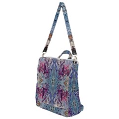 Abstract Kaleidoscope Crossbody Backpack by kaleidomarblingart