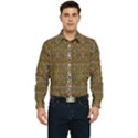 Sunflowers Seed In Harmony With Tropical Flowers Men s Long Sleeve  Shirt View1