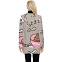 Cat Kitten Button Up Hooded Coat  View2