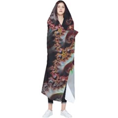 Digital-fractal-fractals-fantasy Wearable Blanket