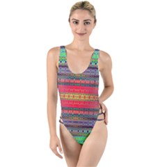 Abundance High Leg Strappy Swimsuit