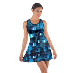 Smartphone-system-web-news Cotton Racerback Dress by Jancukart