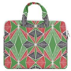 Abstract Pattern Geometric Backgrounds  Macbook Pro 16  Double Pocket Laptop Bag  by Eskimos