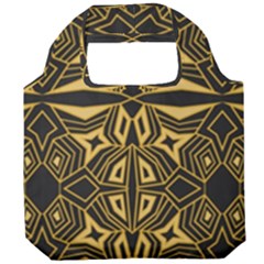 Abstract Pattern Geometric Backgrounds Foldable Grocery Recycle Bag