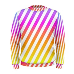 Abstract-lines-mockup-oblique Men s Sweatshirt