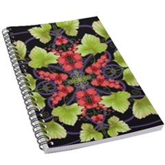 Pattern-berry-red-currant-plant 5 5  X 8 5  Notebook