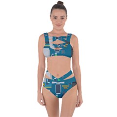 Amphisbaena Two Platform Dtn Node Vector File Bandaged Up Bikini Set  by Sapixe