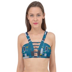 Amphisbaena Two Platform Dtn Node Vector File Cage Up Bikini Top by Sapixe