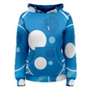 Background-blue-modern-creative Women s Pullover Hoodie View1