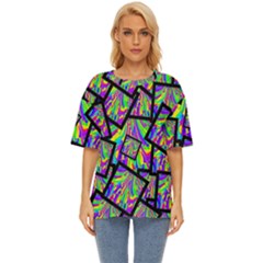 Vibrant Colors Cbdoilprincess Oversized Basic Tee