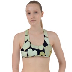 Heart-003 Criss Cross Racerback Sports Bra by nate14shop