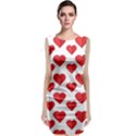 Heart-004 Sleeveless Velvet Midi Dress View1