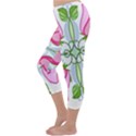 Figure roses flowers-ornament Capri Winter Leggings  View2