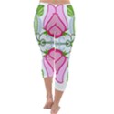 Figure roses flowers-ornament Capri Winter Leggings  View4