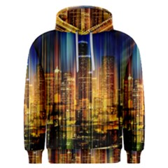 Skyline-light-rays-gloss-upgrade Men s Overhead Hoodie by Jancukart