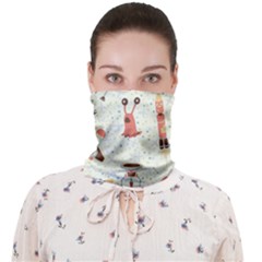 Seamless-background-with-spaceships-stars Face Covering Bandana (adult)