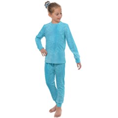 Seamless-pattern Kids  Long Sleeve Set  by nate14shop