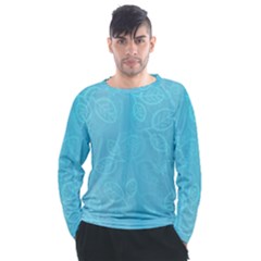 Seamless-pattern Men s Long Sleeve Raglan Tee