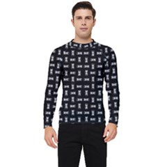 Fantasy Ethnic Caricature Motif Pattern Men s Long Sleeve Rash Guard