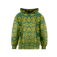 Abstract Pattern Geometric Backgrounds Kids  Pullover Hoodie by Eskimos