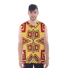 Abstract Pattern Geometric Backgrounds Men s Basketball Tank Top by Eskimos