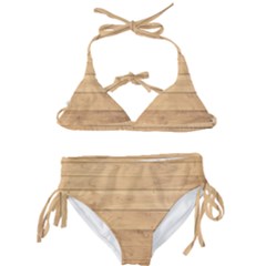 Wood-panel Kids  Classic Bikini Set by nate14shop