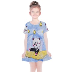 Panda Kids  Simple Cotton Dress