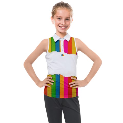 Art-and-craft Kids  Sleeveless Polo Tee by nate14shop