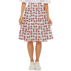 Spanish Love Phrase Motif Pattern Classic Short Skirt by dflcprintsclothing