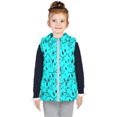 Pattern-003 Kids  Hooded Puffer Vest by nate14shop